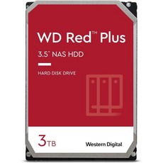 Western Digital 3TB WD Red Plus NAS 내장 하드 드라이브 HDD 5400RPM SATA 6Gbs CMR 64MB Cache 3.5 WD30EFRX - wd30efrx