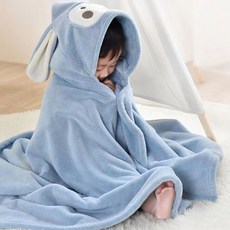 [퍼베이드] 아동용 어린이 샤워가운 목욕타월 수건, 1개, 핑크