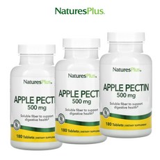 [2+1] 네이처스플러스 애플 펙틴 500mg 180정 사과 Pectin