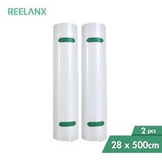 REELANX 진공 가방 2 롤 28*500cm 식품 진공 실러 포장 포장 기계, 02 러시아