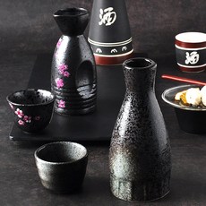 일식 도쿠리 독구리 사케병 도꾸리 사케잔 술잔, 선택02-스카이 사케잔