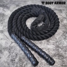 바디아머 헬스 고강도 파워 줄넘기 무거운 중량 배틀로프 크로스핏 전완근 운동기구, 1개