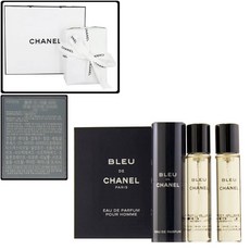 [선물포장+쇼핑백] 블루 드 샤넬 EDP 트위스트 앤 스프레이 (본품 20ml 1개+리필 20ml 2개), 1개 - bleudechanel