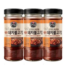 (상온)백설 매콤한 돼지불고기양념500g, 1세트, 500g