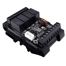 릴레이 모듈 FX1N-10MR PLC 산업용 제어 보드 및 케이스 아날로그 입출력 프로그래밍 가능 1 세트
