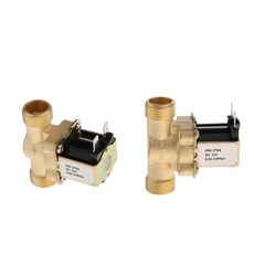 QDY 2pcs 금관 악기 솔레노이드 벨브 온수 태양 벨브 DC12V 인 레트, 1개