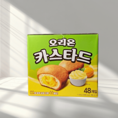 오리온 부드러운 카스타드 대용량 간식, 48개, 23g