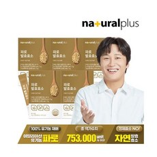 내츄럴플러스 파로 발효효소 30포 5박스 곡물효소 정제효소 NO 고역가수치 753 000unitg, 5개, 90g