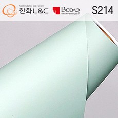 현대엘앤씨 인테리어필름 시트지 가구 방문 싱크대 현관문, S214-민트