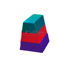 키드짐 뜀틀매트(3단)/분리가능/징검다리/안전매트, 1개