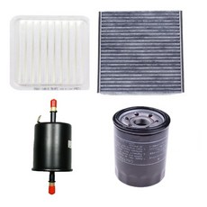 자동차 공기필터 에어 필터 컨디셔닝 연료 윤활유 Geely MK1MK 1MK2MK 2 MK-CrossMK Cross 용, [05] 4 Pcs Filter Set, 4 Pcs Filter Set