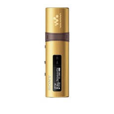 아이작공방 SONY 소니 NWZB183F4 G 휴대 미니 운동 러닝 MP3이어폰 라디오, 골드 정부측 표기함, 4GB