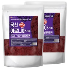 건강중심 국내산 아로니아 분말 500g, 2개