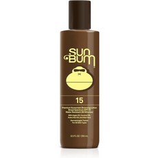 Sun Bum SPF15 Browning 로션 모이스처라이징 UVA/UVB 선스크린 태닝 로션 비타민E 241g, 4개, 250ml