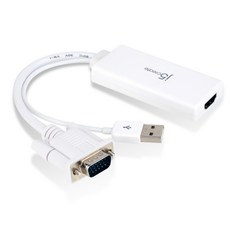 오늘출발 NEXT-JDA214 VGA AUDIO to HDMI 컨버터