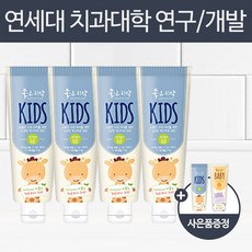 닥터초이스 좋은치약 저불소 키즈치약 어린이치약, 4개, 60g