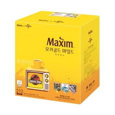 맥심 모카골드 210T + 유니버셜 틴케이스백 캐리어택 1개