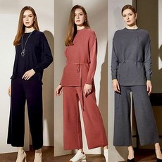 아테스토니 20FW 니트셋업 3종(베스트+상의+하의)