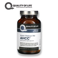 키노코플래티넘 키노코 플래티넘 AHCC 750mg 60베지캡슐 표고버섯균사체 알파글루칸 60개 1개