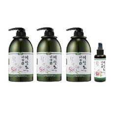 더블모 어성초 샴푸 1000ml x3개+헤어토닉 150ml x1개 4종세트, 1세트, 샴푸1000ml(3)+헤어토닉150ml(1)