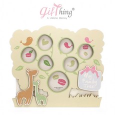 Gifthing 행복해지는 아기 돌잔치 액자 (기린)MG+:1126.1437EA, 상세페이지 참조