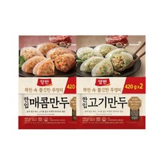 [KT알파쇼핑][동원] 양반 투명한 한입만두 420g x4봉 /고기/매콤, 매콤만두 420g x 4봉 {B}, 4봉