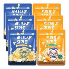 [쇼핑엔티] [루솔] 바나나 요거퐁/트리플 치즈퐁 6팩, 25g