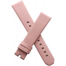 Watchstrapworld 태그 호이어 여성용 포뮬러 1 모델에 적합한 17mm 핑크 천연 가죽 밴드 등재