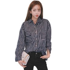 러블로어 비비드 스트라이프 셔츠