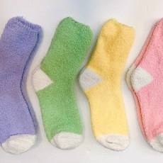 여자겨울예쁜수면양말파스텔