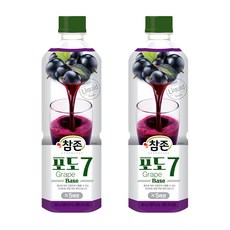 참존식품 포도7베이스 835ml, 2개