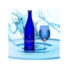사라토가 스파클링 워터 탄산수 355ml (글라스), 6개