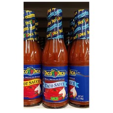 Pico Pica Taco Sauce Real Mexican Style 피코피카 타코 소스 마일드 리얼멕시코 스타일 7oz (198g) (6팩)