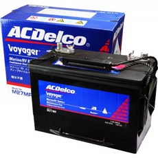 ACDelco [에이씨 델코] 마린 용 딥 사이클 배터리 국산차 [Voyager] M27MF, 단일옵션