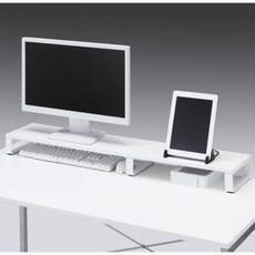 디엠_글로벌마켓1029모니터 받침대 1000x200x85mm 화이트 스틸모니터받침대 다용도받침대 튼튼한모니터받침대 고급모니터받침대 TV받침대시월애_마켓1092, ★굴단지★, ★굴단지★