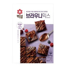 CJ 브라우니믹스 320g 기타제과/제빵재료, 11세트