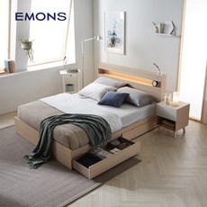 에몬스 클레어 에디션 침대 슈퍼싱글(SS) (사은품: 방수커버), 브라운