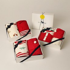 (백화점 상품) [블루독베이비]포인핸드XMAS바디수트SET 44C13-604-04 (출산/백 798041