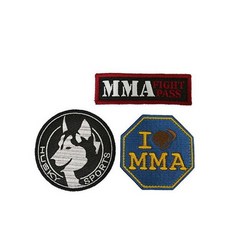 [갤러리아] 허스키뉴욕허스키스포츠 MMA 와펜세트(3종)/허스키운동가방와펜/허스키스포츠와펜/주짓수와펜/패션와펜HS-0002