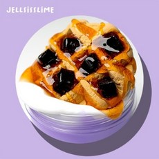 1300k [주문제작] [젤시스슬라임] [젤시스] 흑당와플타로 엑띡지글리베이스 물젤리 수제슬라임