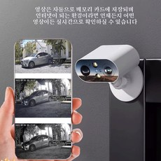 가정용 저전력 감시카메라 와이파이 무선 고화질 태양광카메라 360도 회전 카메라
