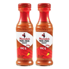 난도스 Nandos 페리페리 미디엄 핫 칠리 소스 2종중택1 125g x 2 영국 치킨 유명 프랜차이즈 브랜드