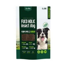  후코홀릭 인섹트 도그 동애등에 소프트사료, 곤충, 2.4kg, 4개 