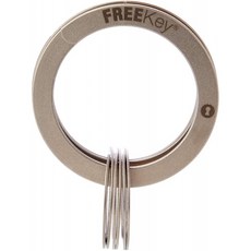 FREEKEY Unisex 's FREP01 열쇠 고리 메탈릭 표준