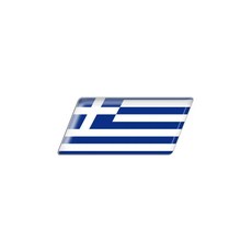 3D 에폭시 자동차 스타일링 바디 트렁크 장식 스티커 사우디 아라비아 필리핀 이스라엘 브라질 콜롬비, 03 Greece, 1개