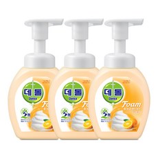 데톨 핸드워시 포밍 오렌지 본품 250ml, 3개
