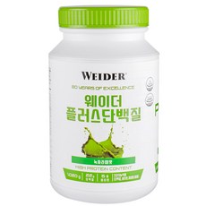 웨이더 플러스 단백질 녹차라떼맛 헬스보충제, 1020g, 1개