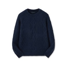 THEKNITCOMPANY 알파카 아란 케이블 니트