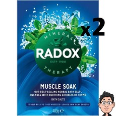 라독스 머슬 릴렉스 바스솔트 입욕제 통목욕, 2개, 400g