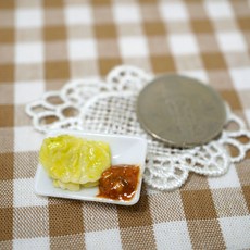 데친양배추